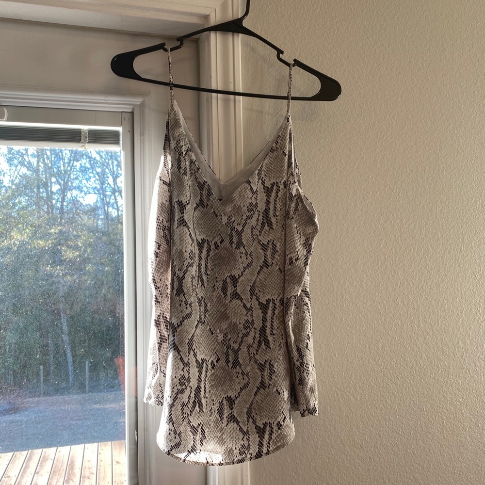 BRAND NEW Express snakeskin patterned top